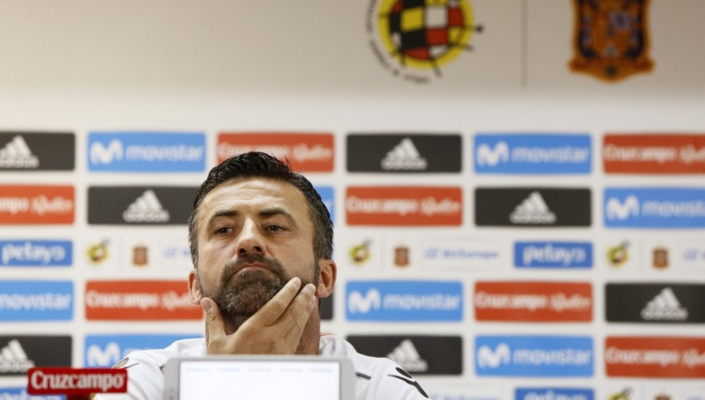 Panucci, durante la rueda de prensa