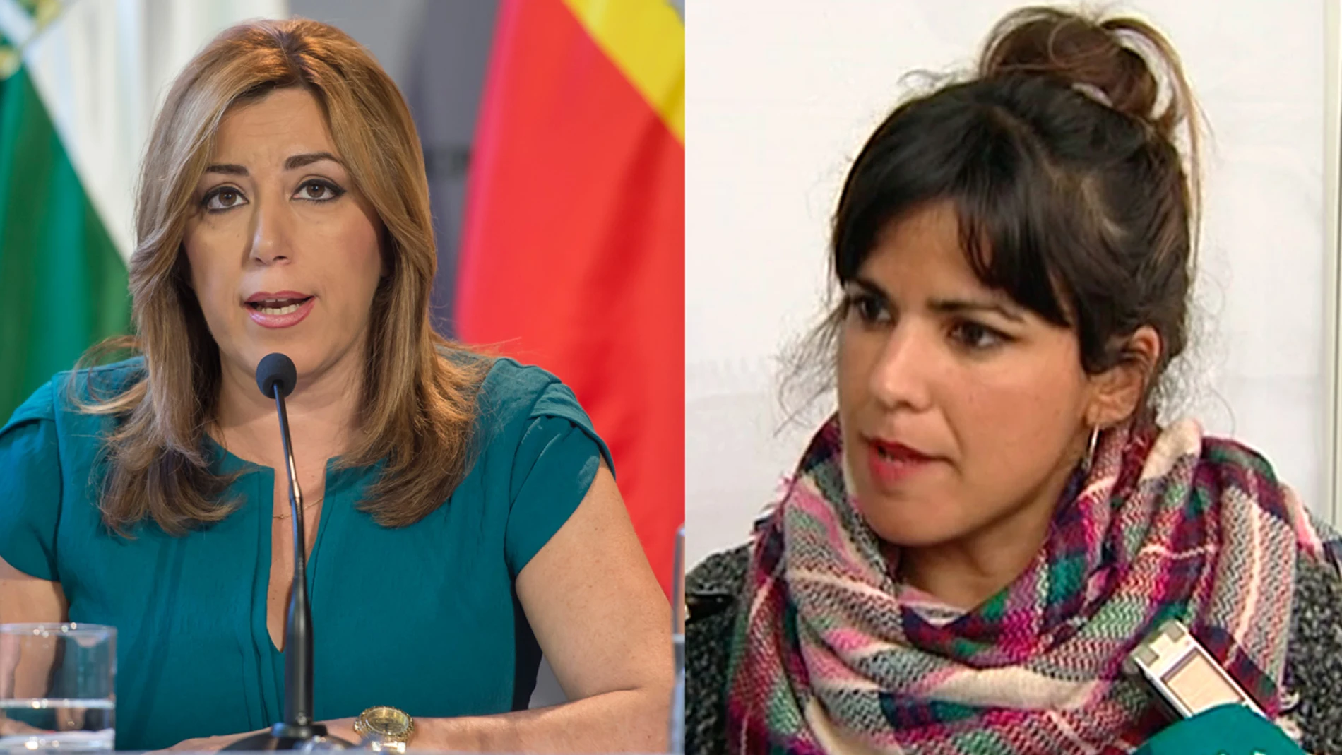 Susana Díaz y Teresa Rodríguez Susana Díaz y Teresa Rodríguez