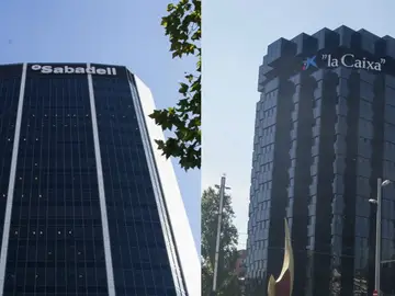 Sedes de CaixaBank y Sabadell Sedes de CaixaBank y Sabadell