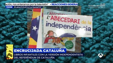 Libros infantiles con la versión independentista del referéndum de Cataluña