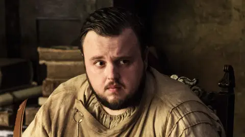 Samwell Tarly en un frame de Juego de Tronos Samwell Tarly en un frame de Juego de Tronos