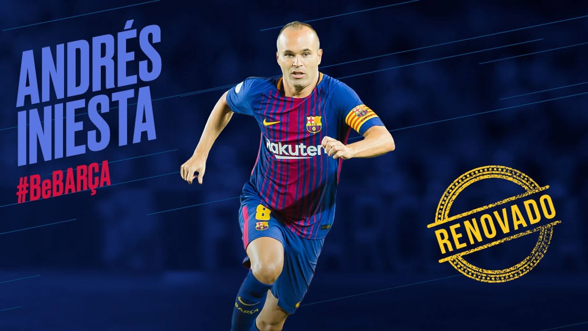 Iniesta renueva con el Barcelona Iniesta renueva con el Barcelona