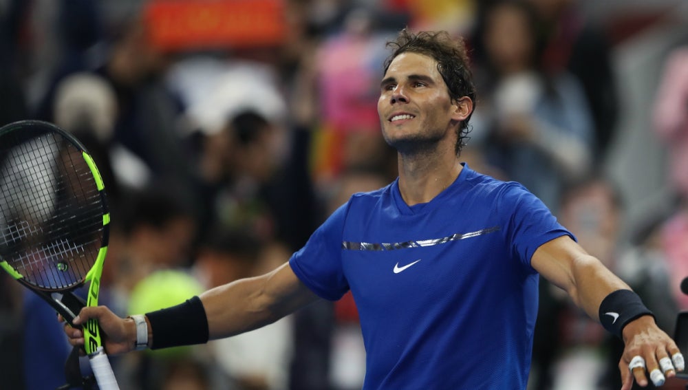 Rafa Nadal celebra un triunfo