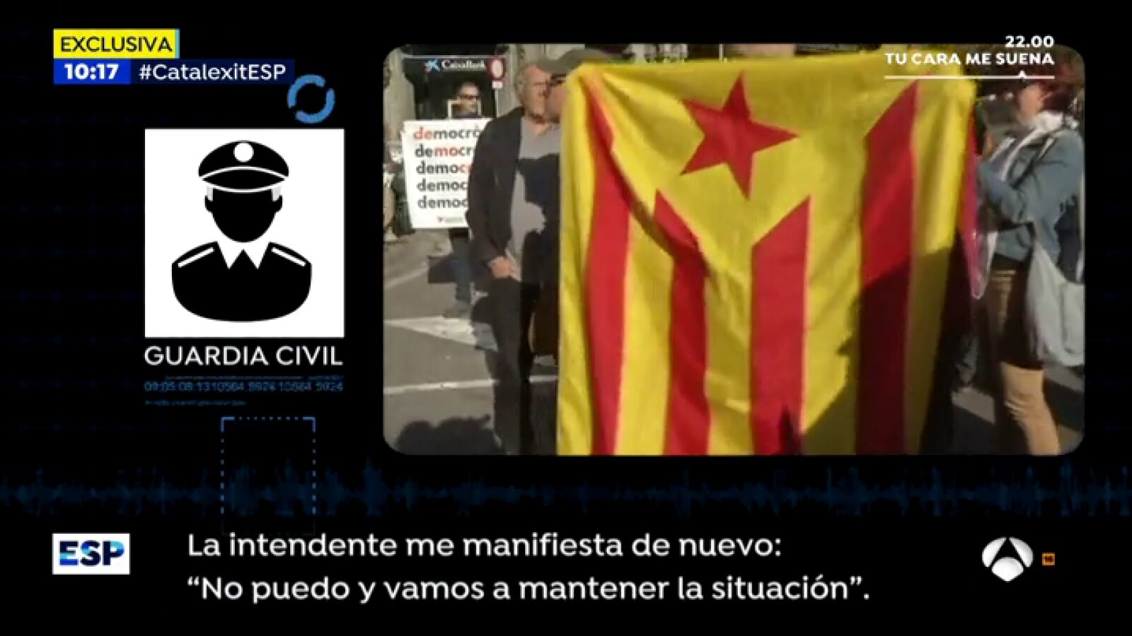Desvelan las 6 llamadas de auxilio de la Guardia Civil a los Mossos