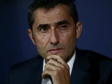 Ernesto Valverde, entrenador del Barcelona Ernesto Valverde, entrenador del Barcelona