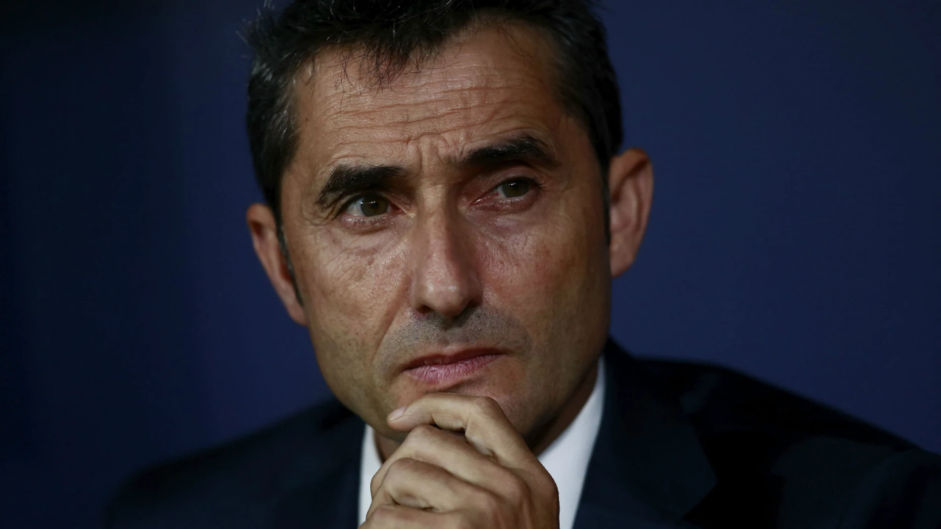 Ernesto Valverde, entrenador del Barcelona Ernesto Valverde, entrenador del Barcelona