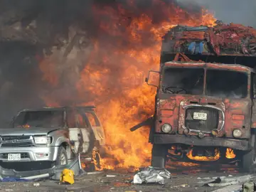 Ataque terrorista perpetrado en Mogadiscio Ataque terrorista perpetrado en Mogadiscio