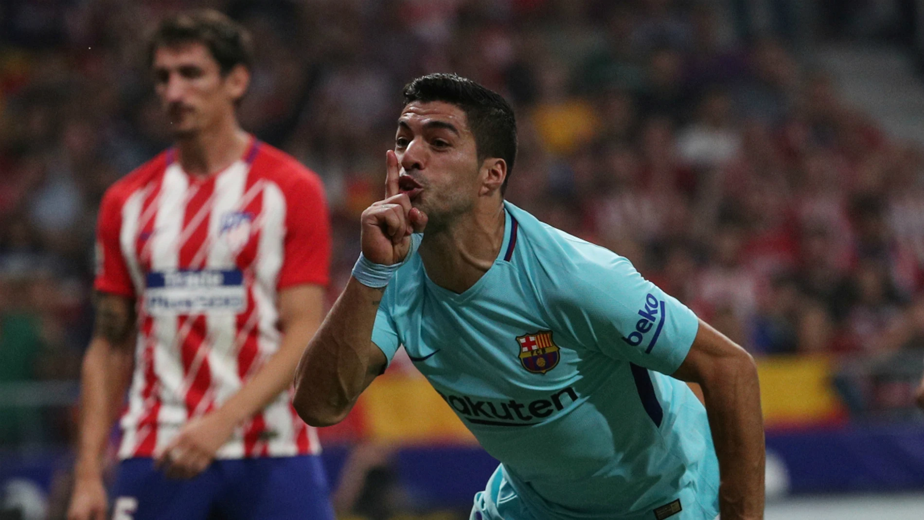 Suárez manda callar al Metropolitano Suárez manda callar al Metropolitano