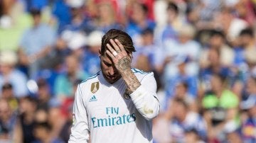 Sergio Ramos jug&oacute; en Getafe tras pincharse suero y tener v&oacute;mitos