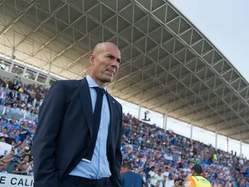 Zidane, en el Coliseum Zidane, en el Coliseum