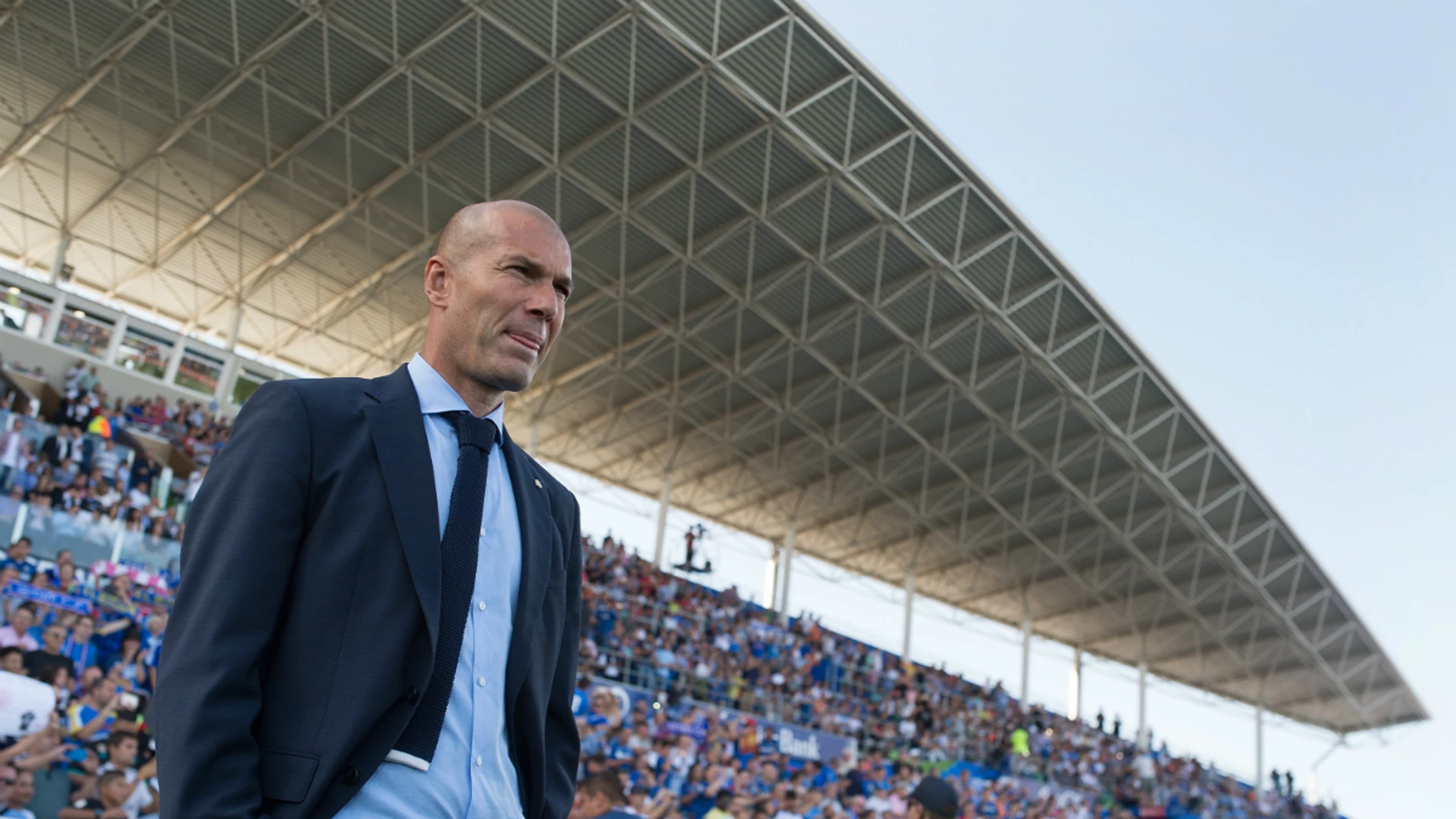 Zidane, en el Coliseum Zidane, en el Coliseum