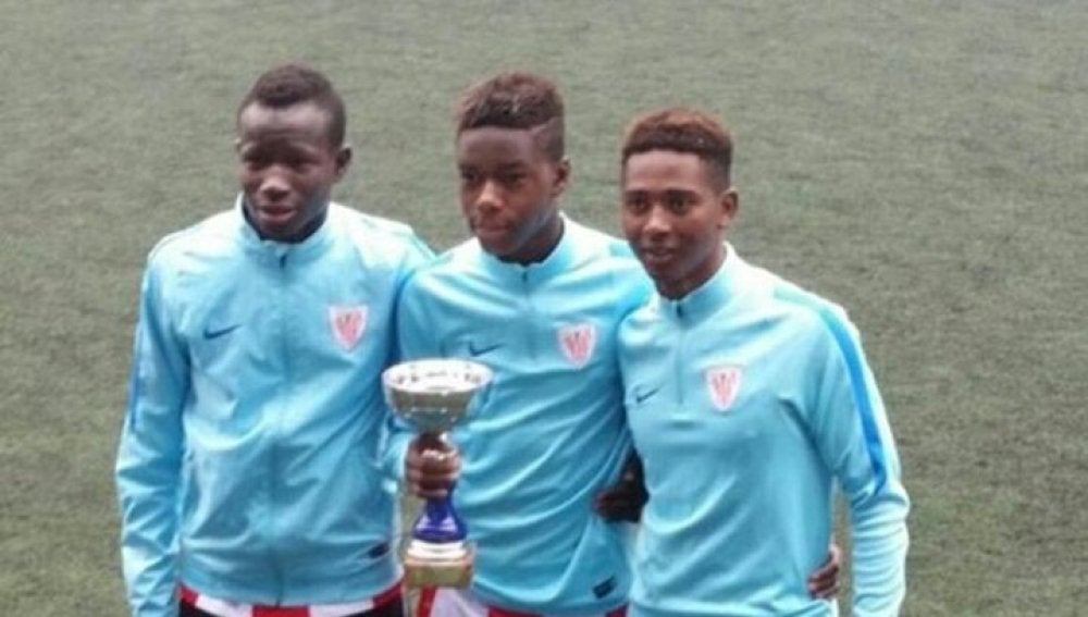 Tres canteranos del Athletic