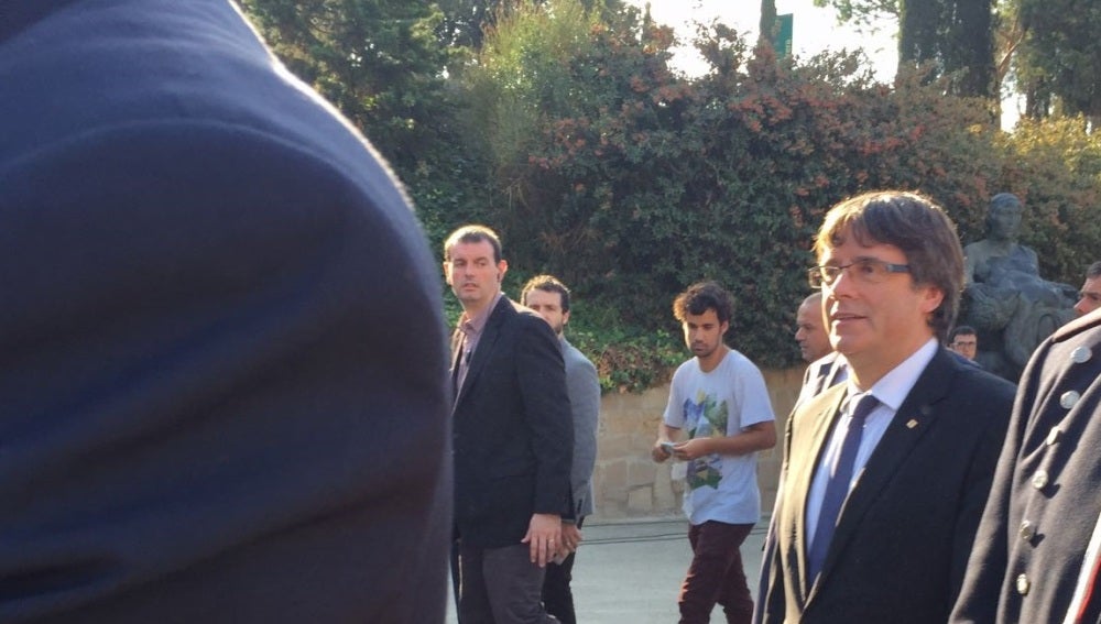 El presidente de la Generalitat, Carles Puigdemont