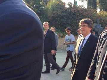 El presidente de la Generalitat, Carles Puigdemont