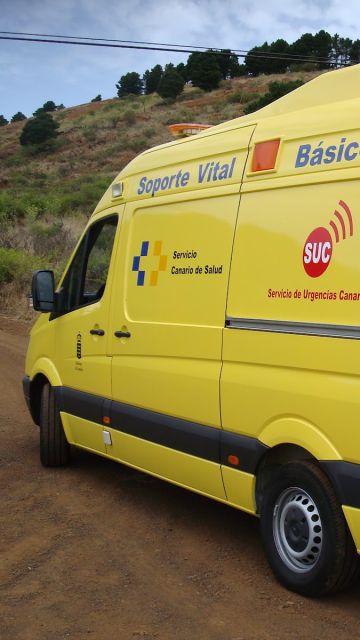 Ambulancia de Soporte Vital Básico en Tenerife