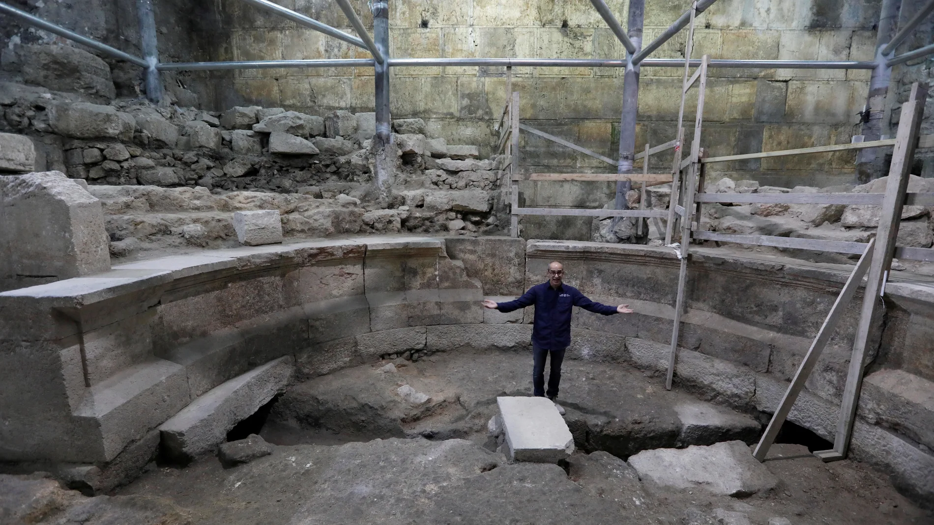 Nuevo tramo del Muro de las Lamentaciones descubierto en Jerusalén Nuevo tramo del Muro de las Lamentaciones descubierto en Jerusalén