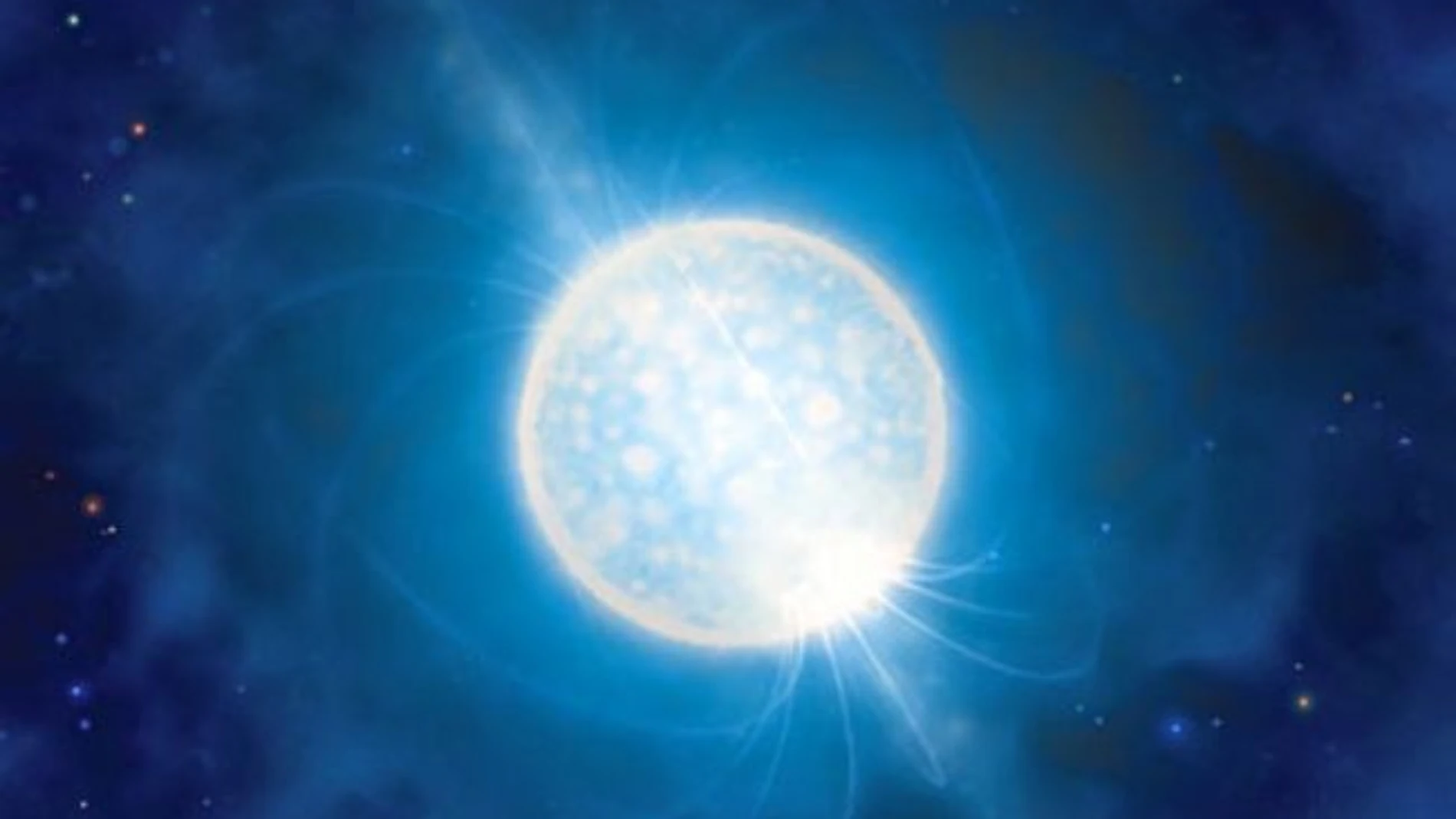 Recreación de la fusión de dos estrellas de neutrones Recreación de la fusión de dos estrellas de neutrones