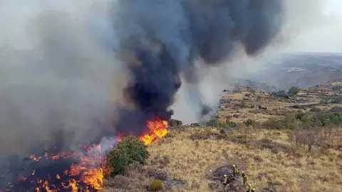 Incendio en Pereña de la Ribera y Villarino de los Aires Incendio en Pereña de la Ribera y Villarino de los Aires