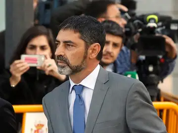 Josep Lluís Trapero a su llegada a la Audiencia Nacional Josep Lluís Trapero a su llegada a la Audiencia Nacional