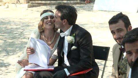Vive tras las cámaras el enlace de Adela y Carmelo como un invitado más