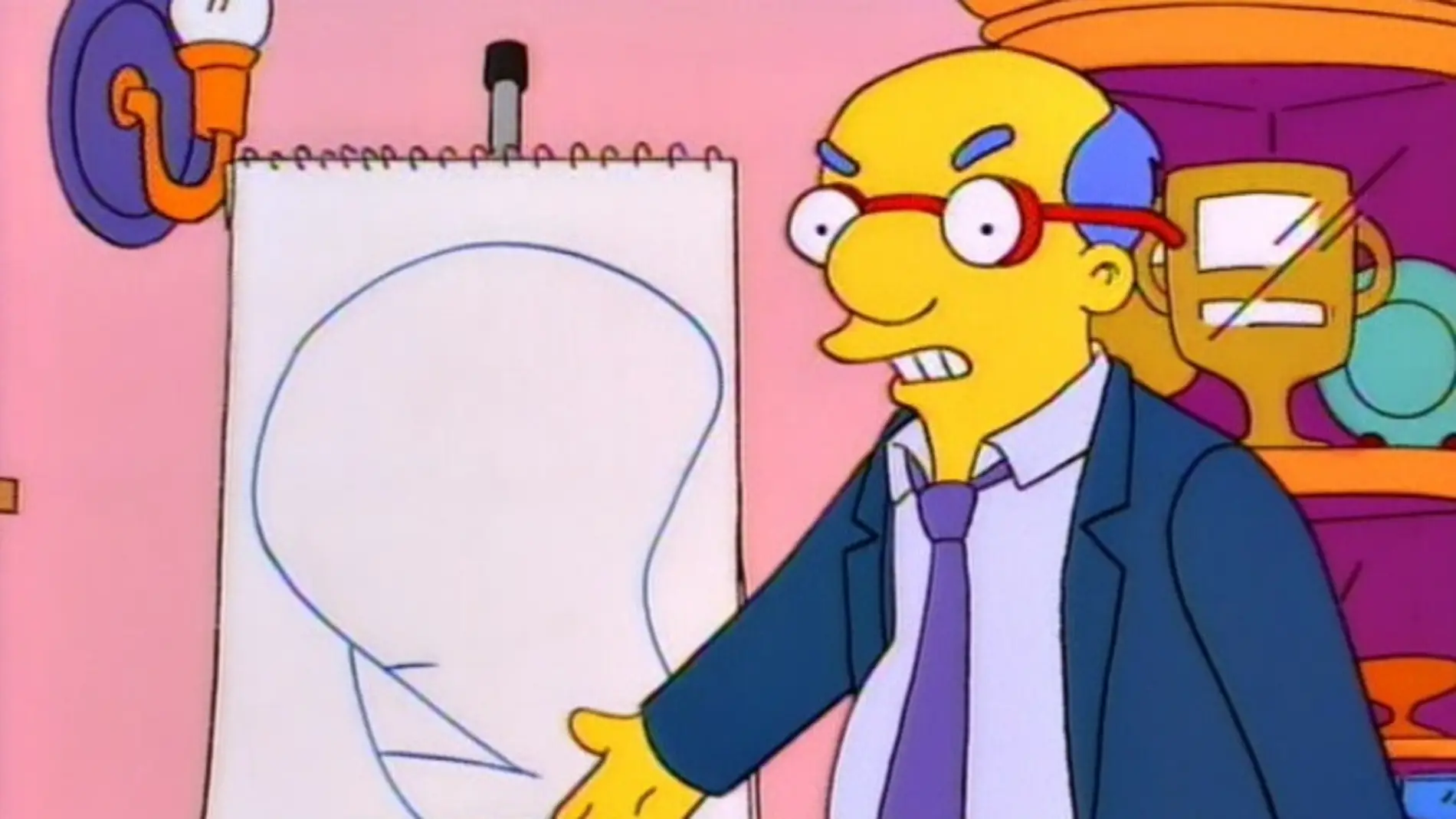 El padre de Milhouse dibuja la "dignidad"