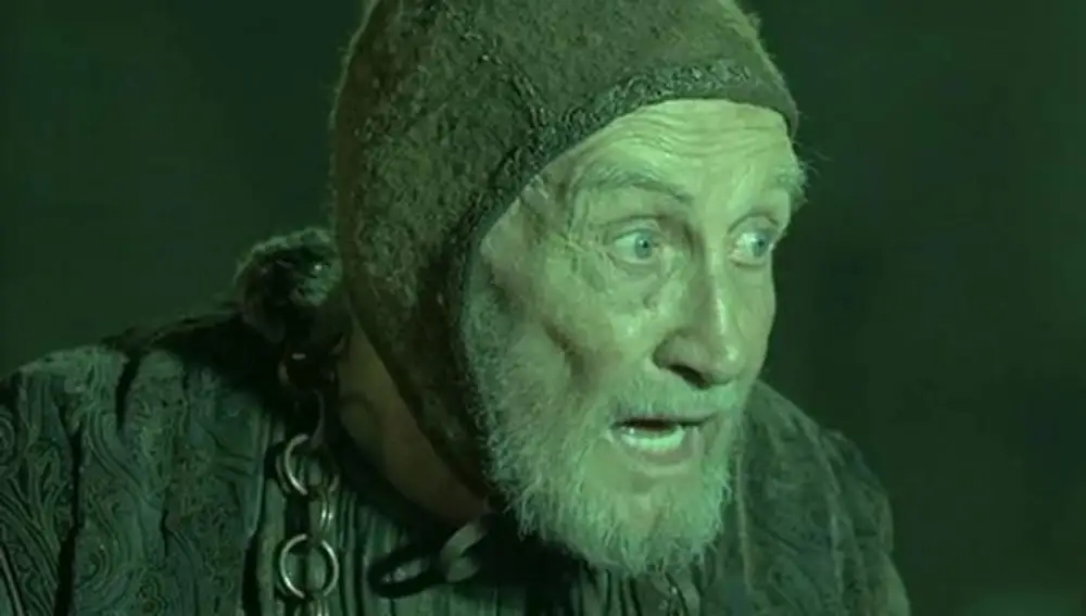Roy Dotrice como Hallyne the Pyromancer en 'Juego de Tronos'