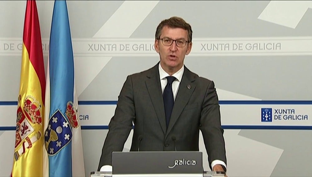 Núñez Feijóo asegura que la situación en Galicia por los incendios es "crítica"