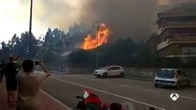 Imágenes y sonidos llenos de rabia e impotencia que resumen el horror de los incendios en Galicia 