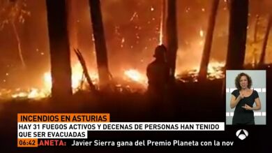 La Reserva de Muniellos, en Asturias, también en peligro por las llamas