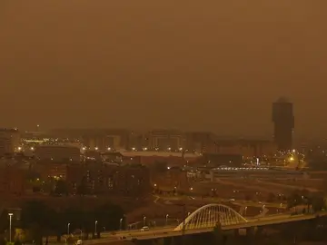 Ponferrada a las 10.00 horas por los incendios Ponferrada a las 10.00 horas por los incendios