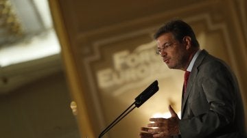 El ministro de Justicia, Rafael Catalá, durante su intervención