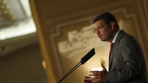 El ministro de Justicia, Rafael Catalá, durante su intervención El ministro de Justicia, Rafael Catalá, durante su intervención