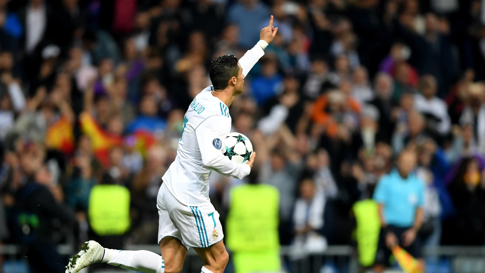 Cristiano Ronaldo celebra el 1-1 ante el Tottenham