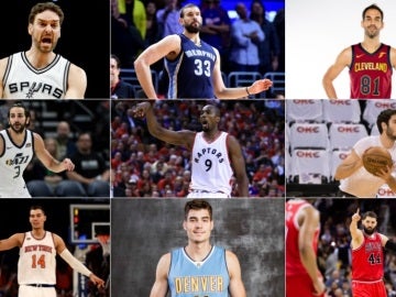 Los nueve españoles que jugarán la NBA 2017/2018