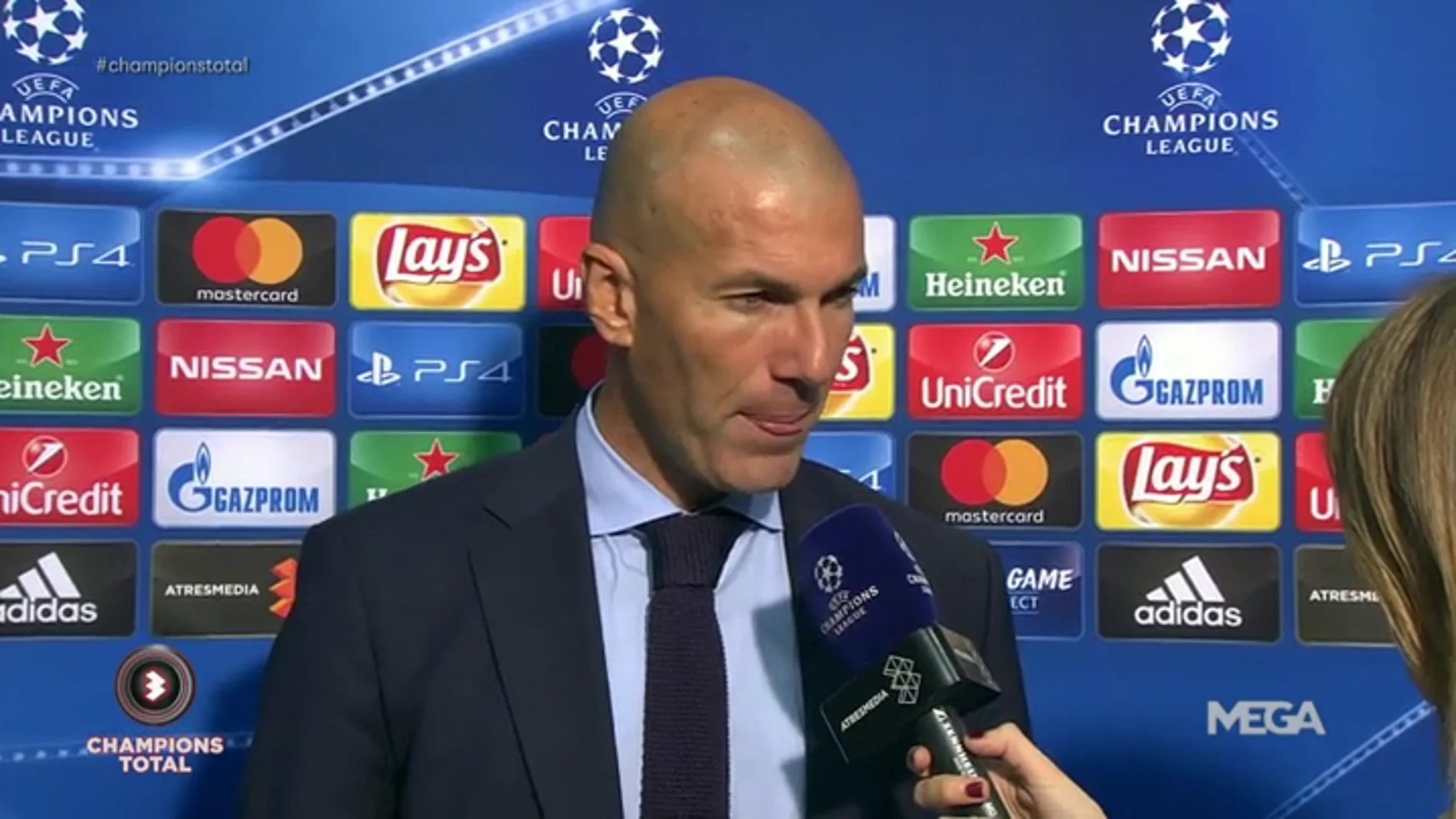 Zidane: "Es difícil aceptar que metieran un gol después de nuestro buen juego"
