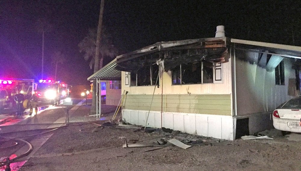 Casa incendiada accidentalmente por un hombre que intentaba matar arañas