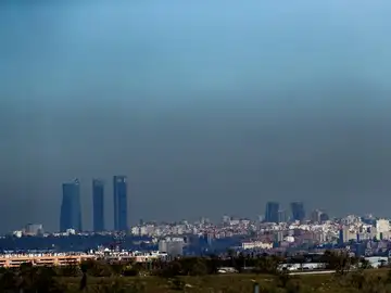 Boina de contaminación en Madrid Boina de contaminación en Madrid