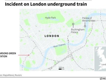  Muere una persona y dos resultan heridas tras ser apuñaladas cerca de una parada de metro de Londres