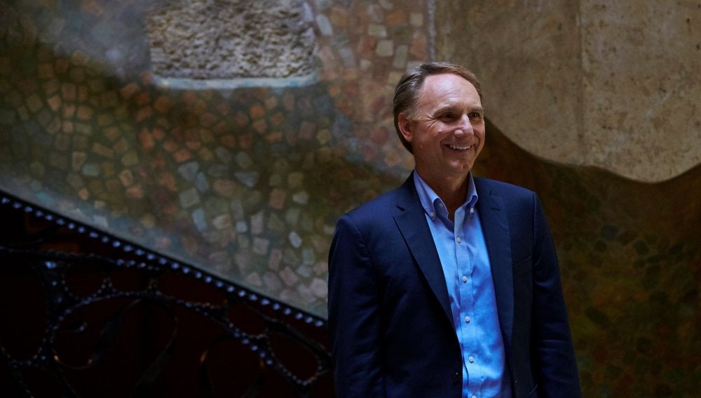 Dan Brown en la presentación de su libro 'Origen'