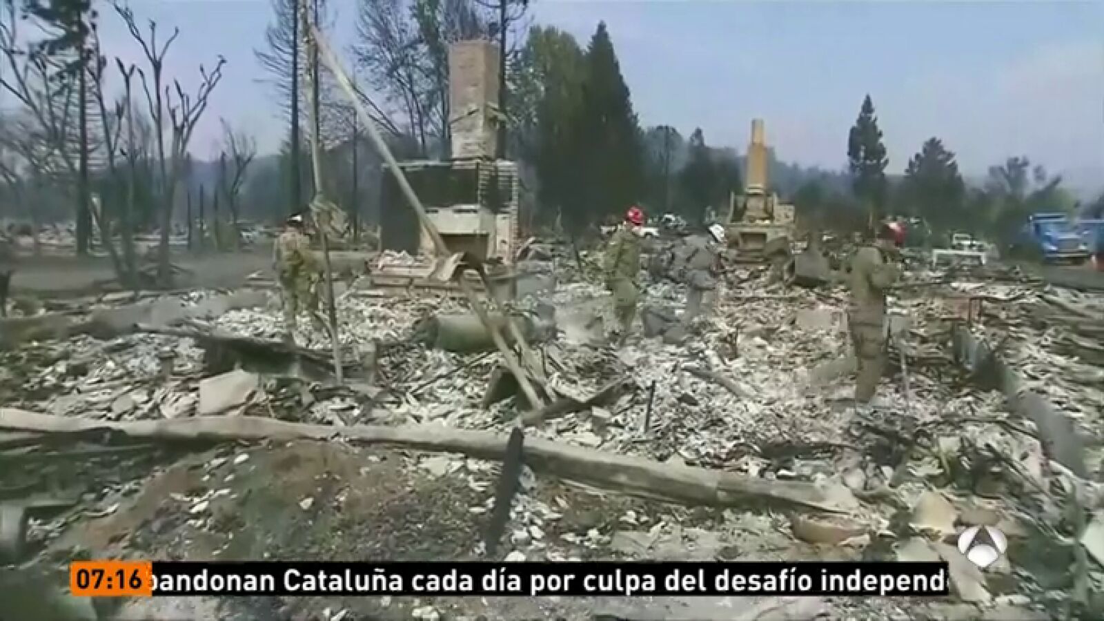 Al menos 41 los muertos por los incendios forestales en California