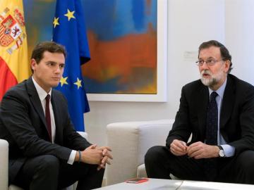 Albert Rivera y Mariano Rajoy