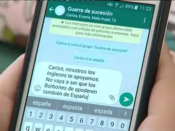 Enseñando historia con Whatsapp Enseñando historia con Whatsapp