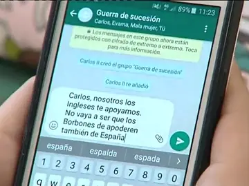 Enseñando historia con Whatsapp Enseñando historia con Whatsapp