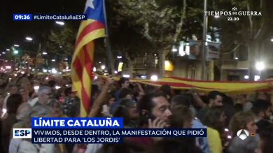 ¿Cómo se vivió, desde dentro, la manifestación que pidió libertad para los 'Jordis'?
