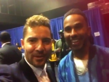 El mensaje de David Bisbal y Lewis Hamilton para Fernando Alonso