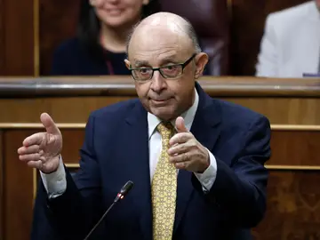 El ministro de Hacienda, Cristóbal Montoro El ministro de Hacienda, Cristóbal Montoro