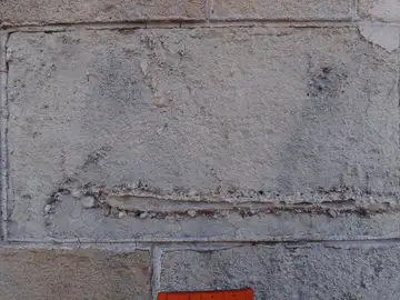 El nuevo icnofósil urbano hallado en la Casa Pascual i Pons El nuevo icnofósil urbano hallado en la Casa Pascual i Pons