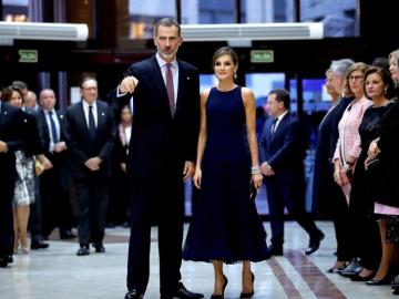 Los reyes Felipe y Letizia en el concierto de los Premios Princesa de Asturias