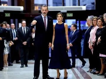 Los reyes Felipe y Letizia en el concierto de los Premios Princesa de Asturias Los reyes Felipe y Letizia en el concierto de los Premios Princesa de Asturias