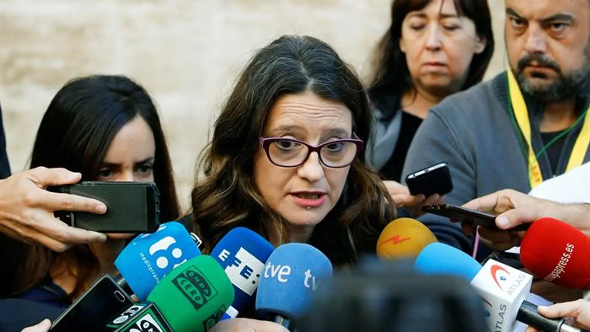 La vicepresidenta del Consell, Mónica Oltra, comparece ante los medios de comunicación La vicepresidenta del Consell, Mónica Oltra, comparece ante los medios de comunicación